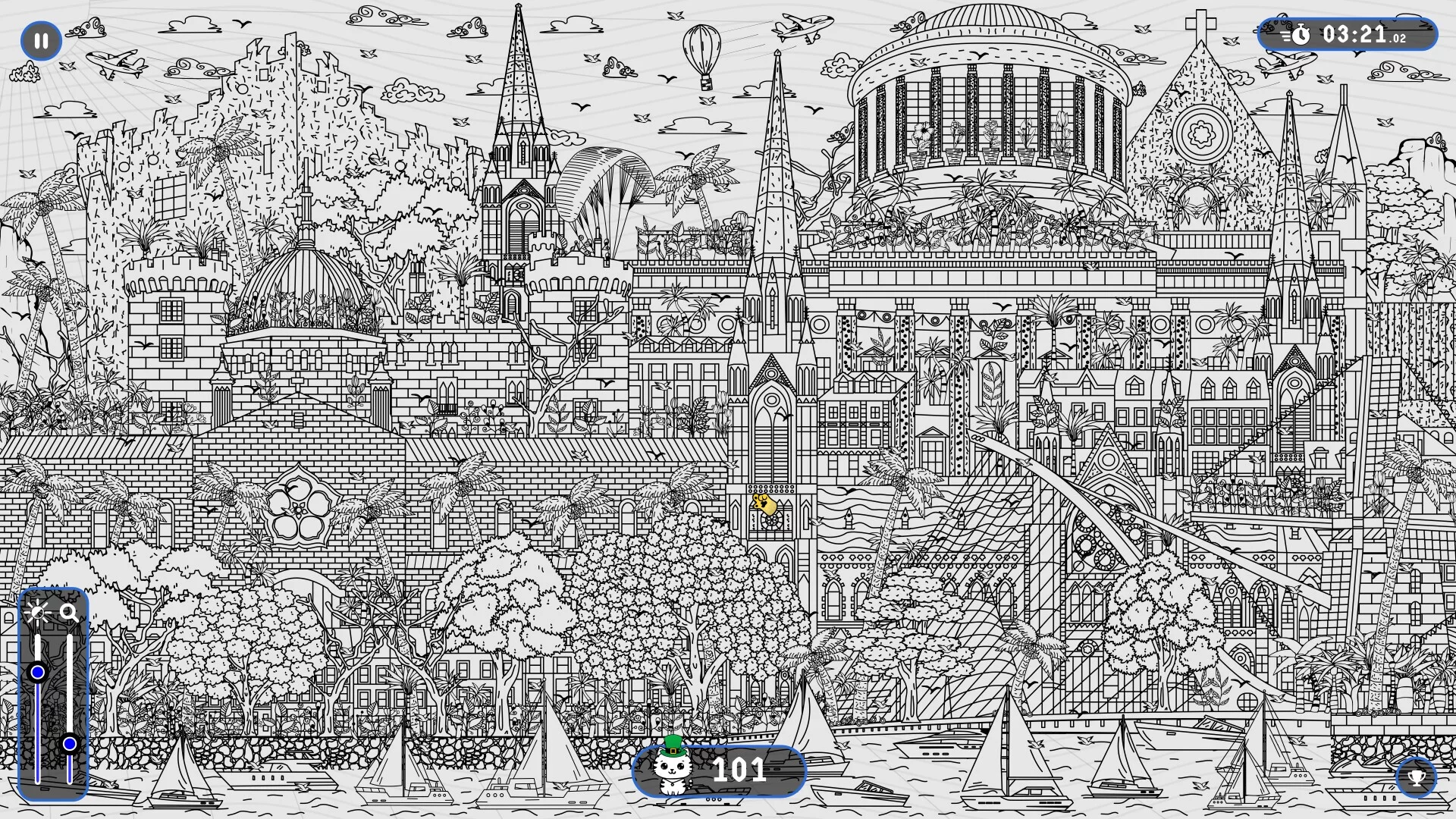 Изображение игры: 101 Cats Hidden in Ireland
