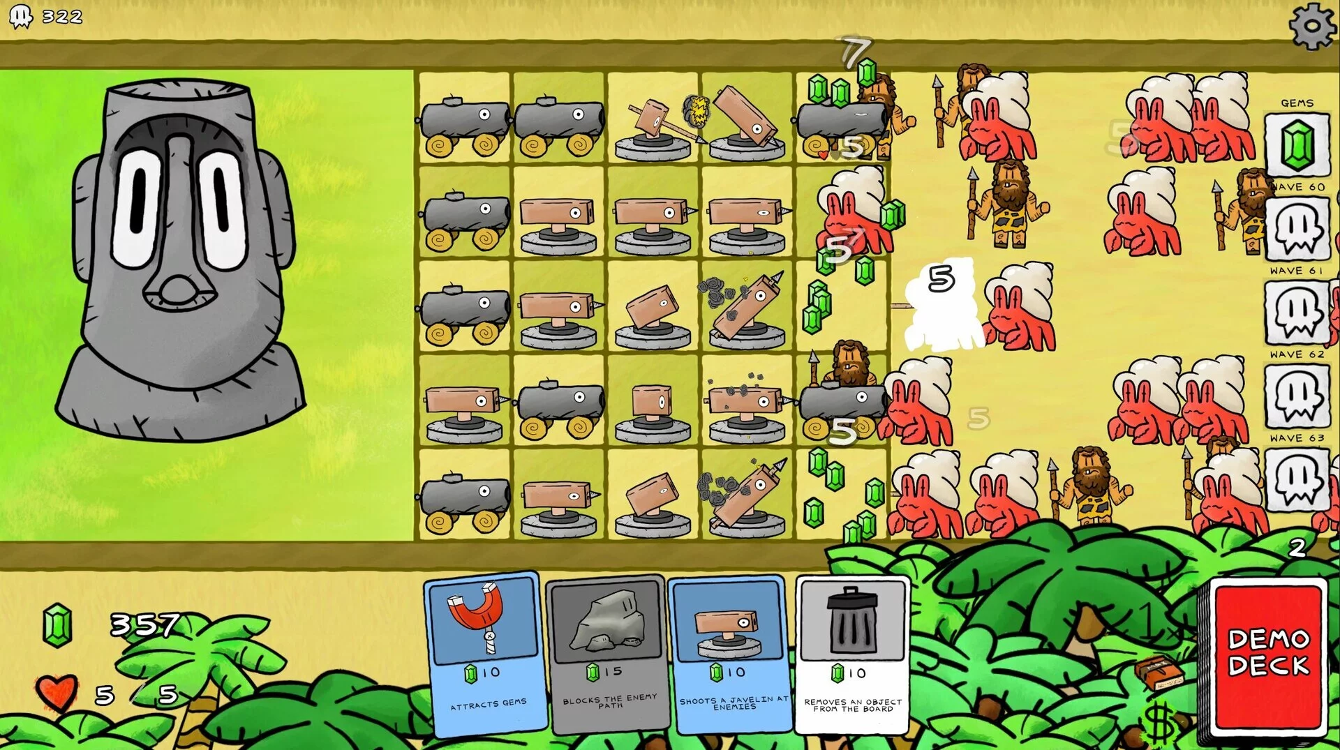 Изображение игры: Deck of Defense