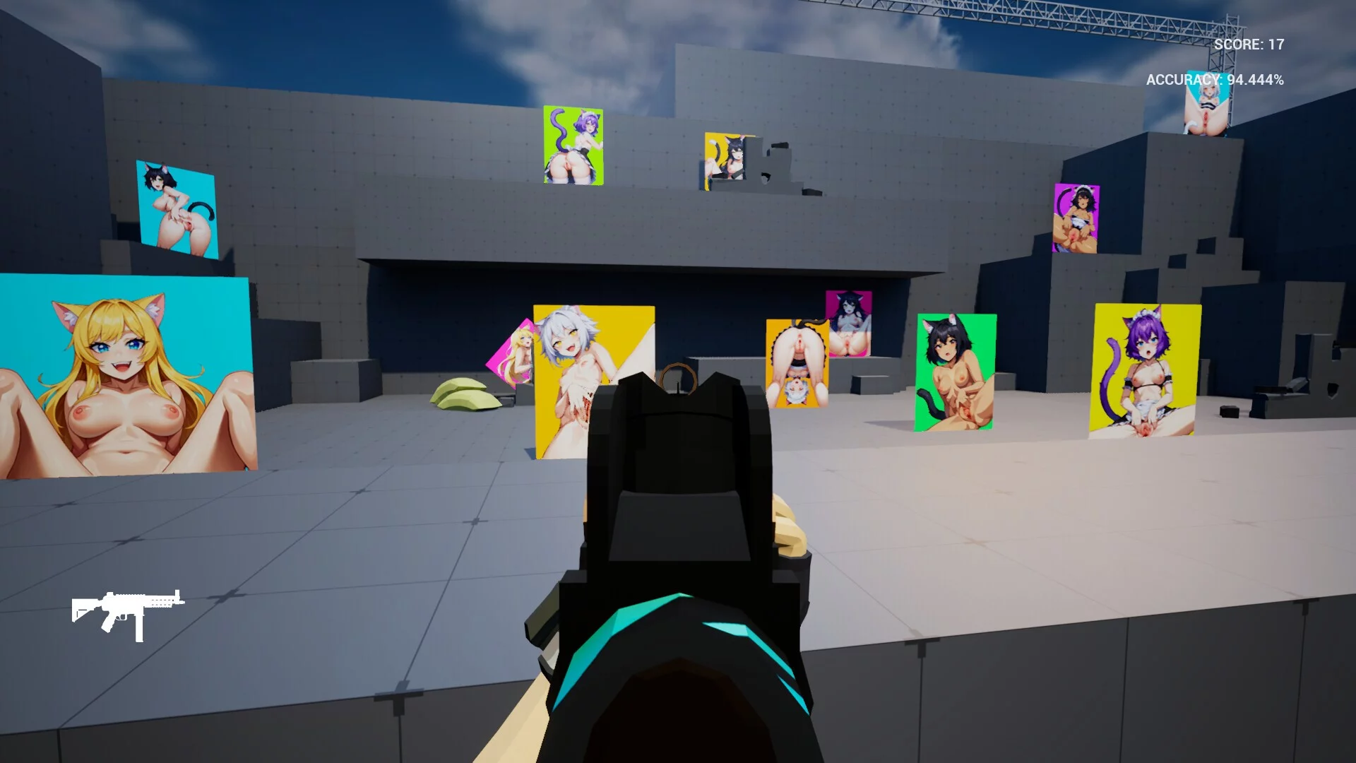 Изображение игры: Catgirl Aim Trainer