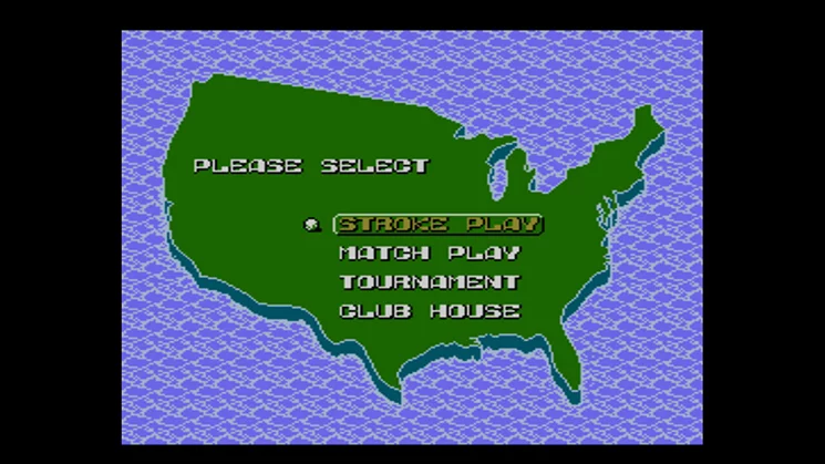Изображение игры: NES Open Tournament Golf