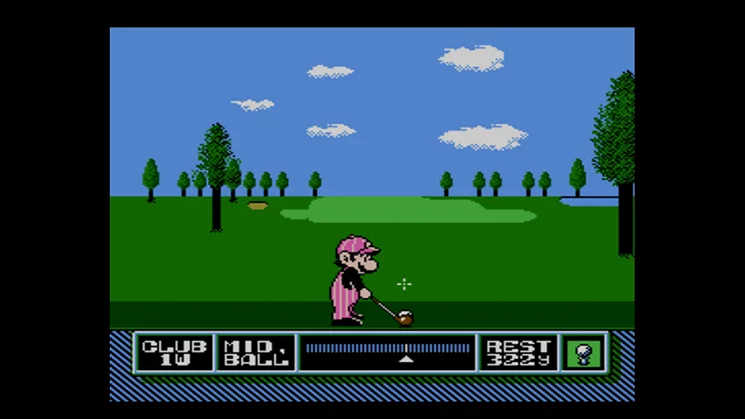 Изображение игры: NES Open Tournament Golf