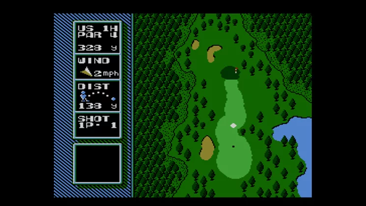 Изображение игры: NES Open Tournament Golf