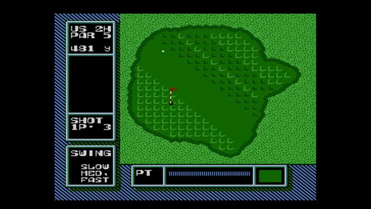 Изображение игры: NES Open Tournament Golf
