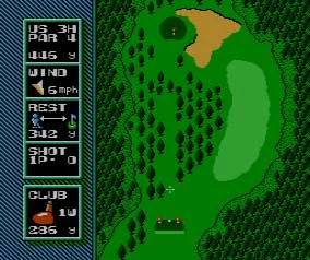 Изображение игры: NES Open Tournament Golf
