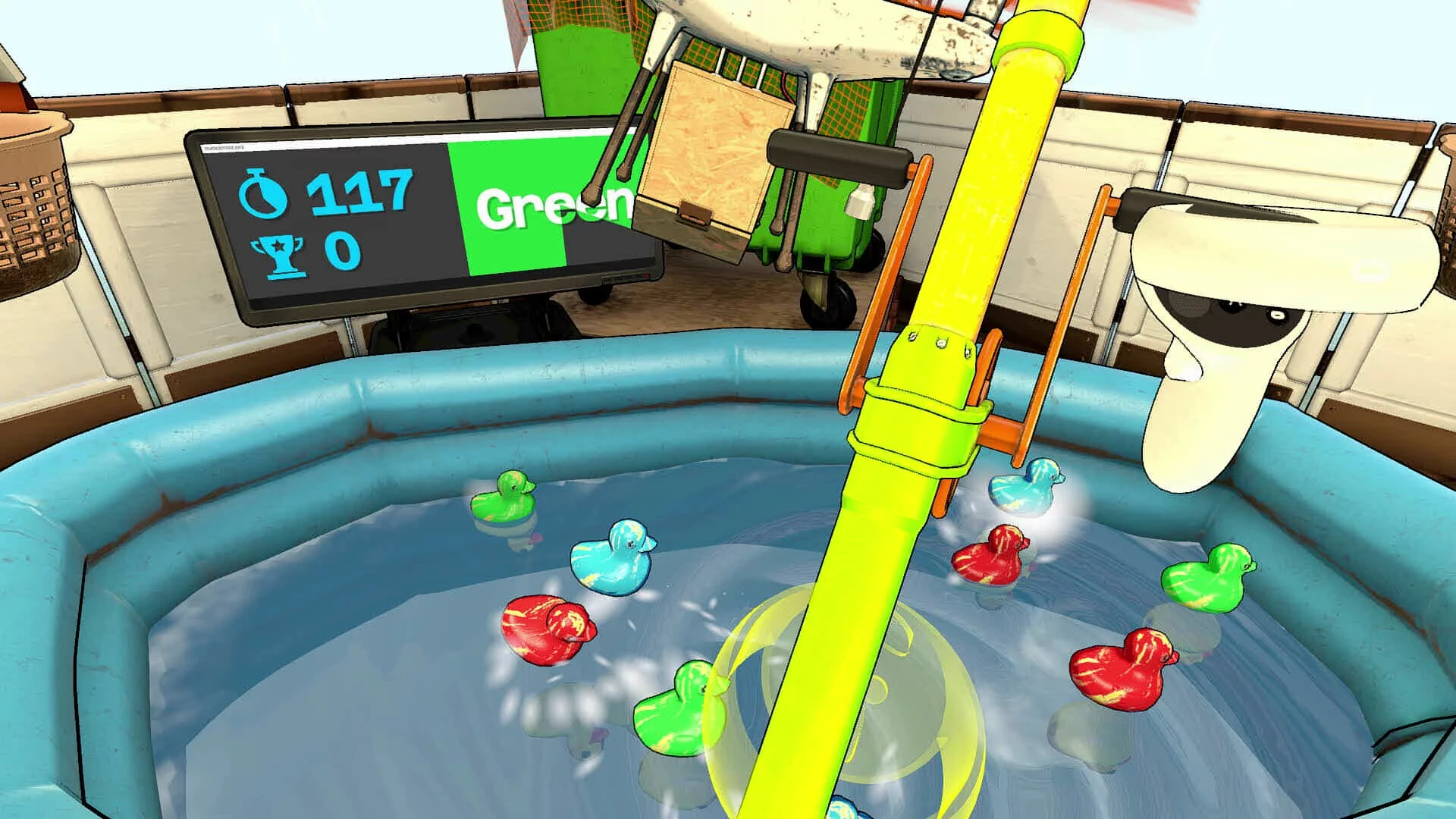 Изображение игры: Hook-a-Duck VR