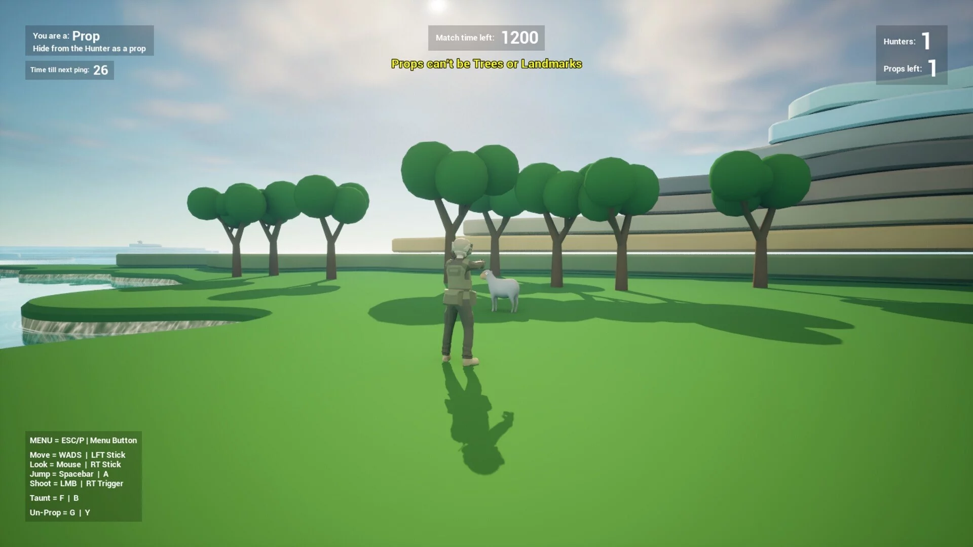 Изображение игры: Prop Hunt Planet