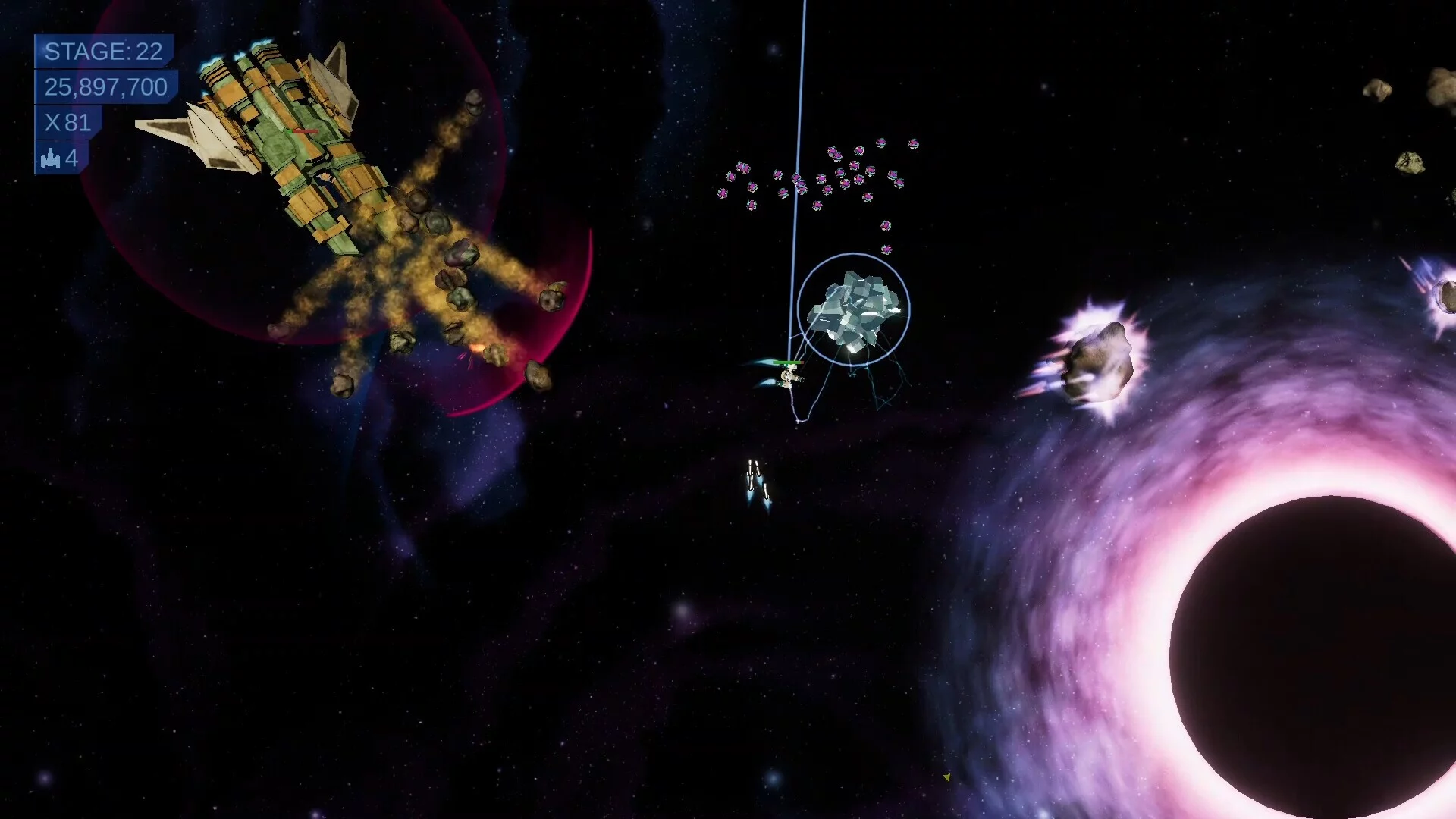 Изображение игры: Black Hole Survivor