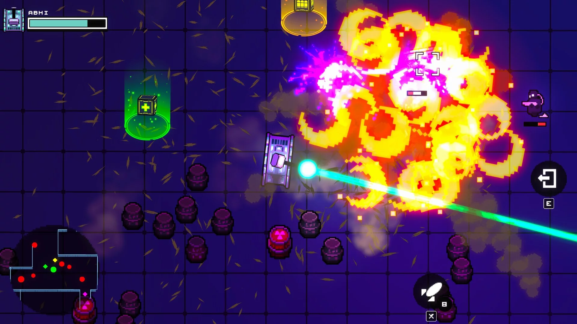 Изображение игры: Laser Tanks