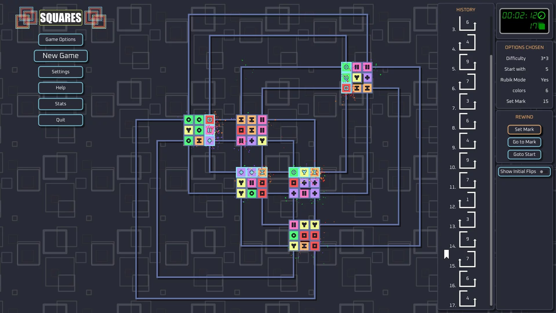 Изображение игры: Game of Squares