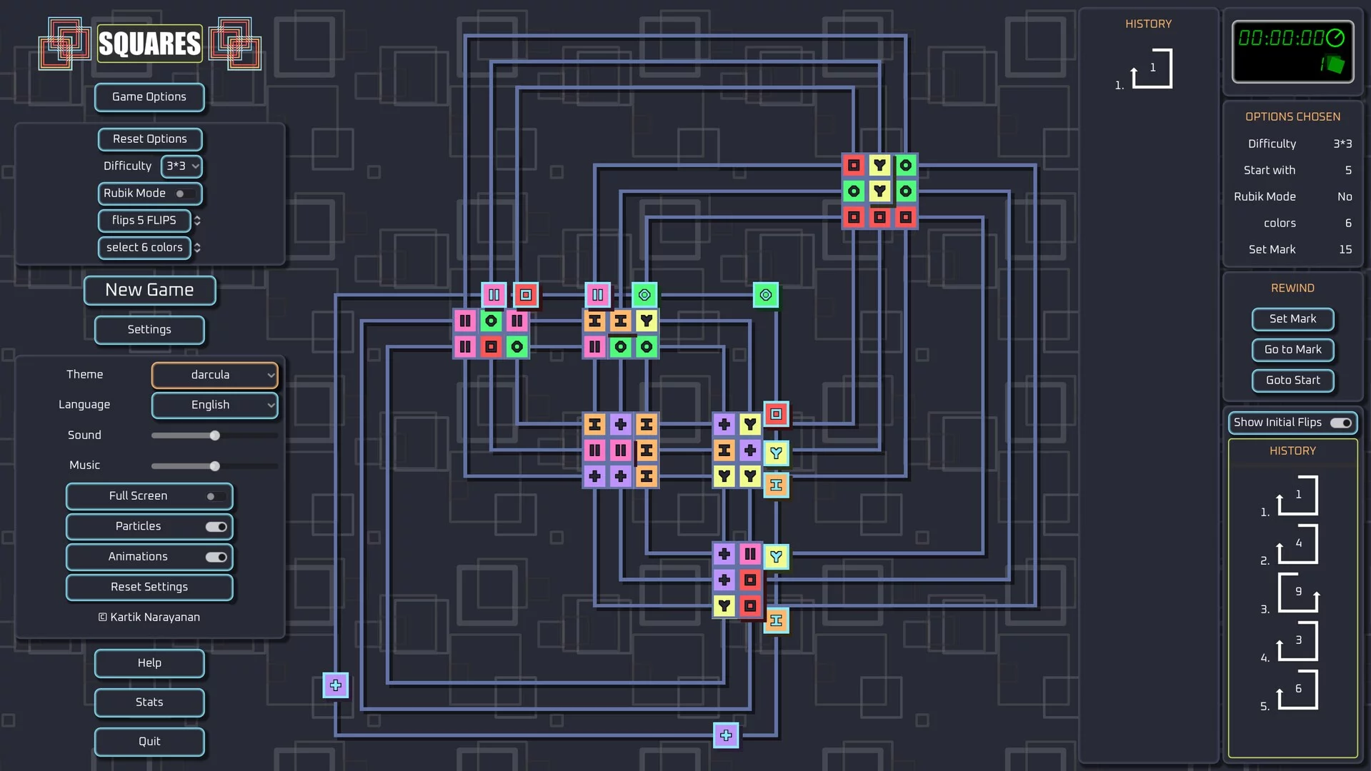 Изображение игры: Game of Squares