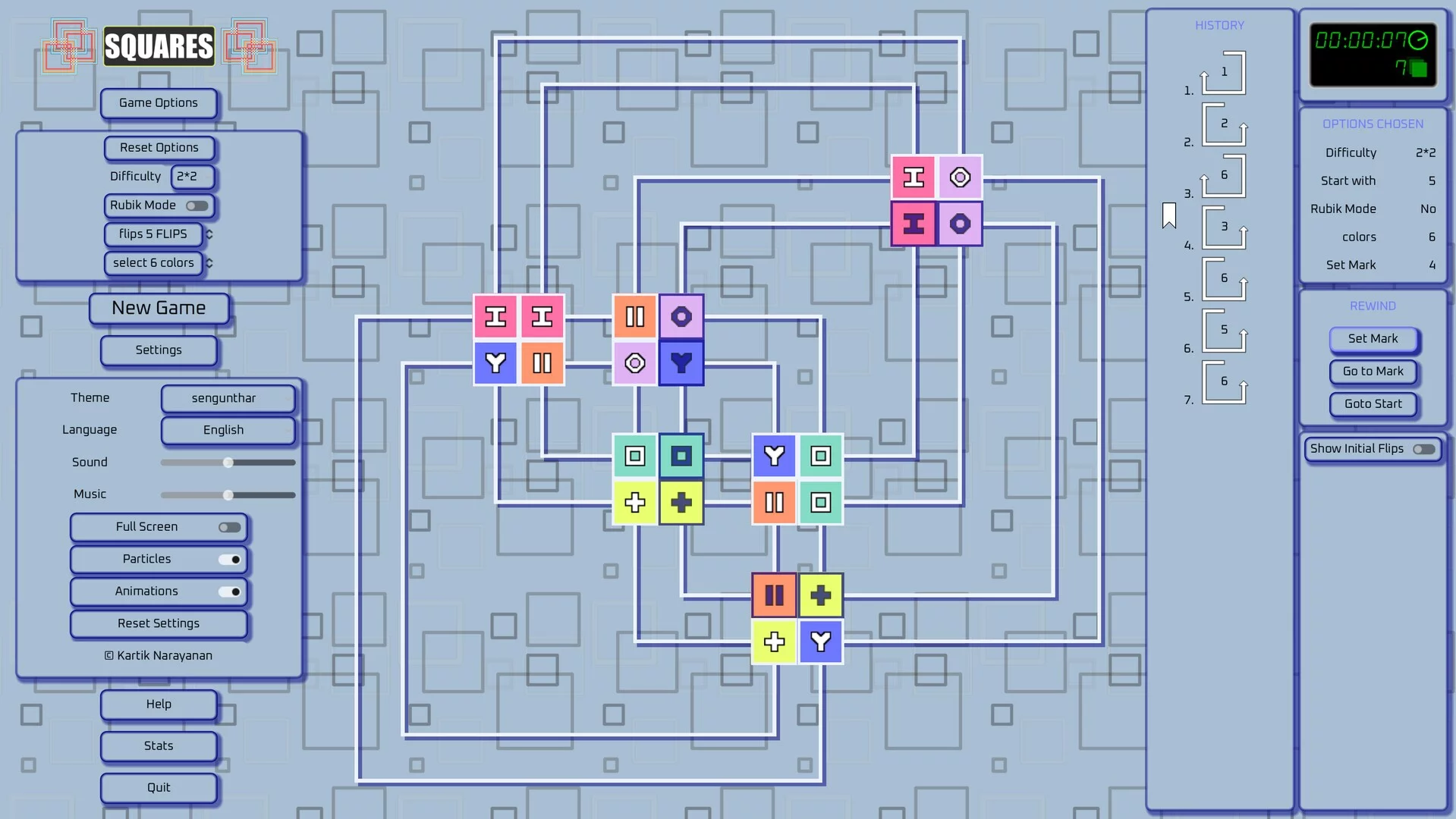 Изображение игры: Game of Squares