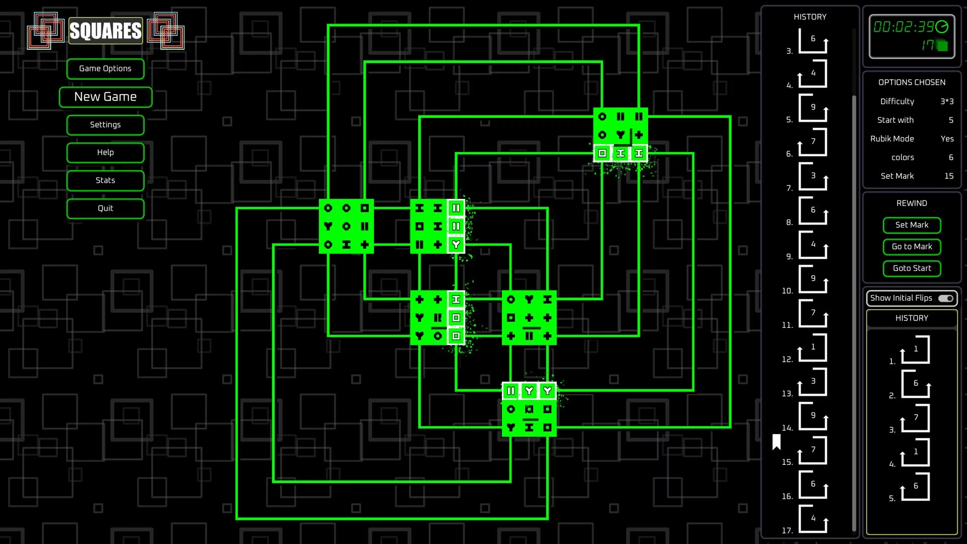 Изображение игры: Game of Squares