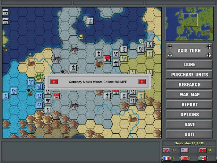 Изображение игры: Strategic Command: European Theater