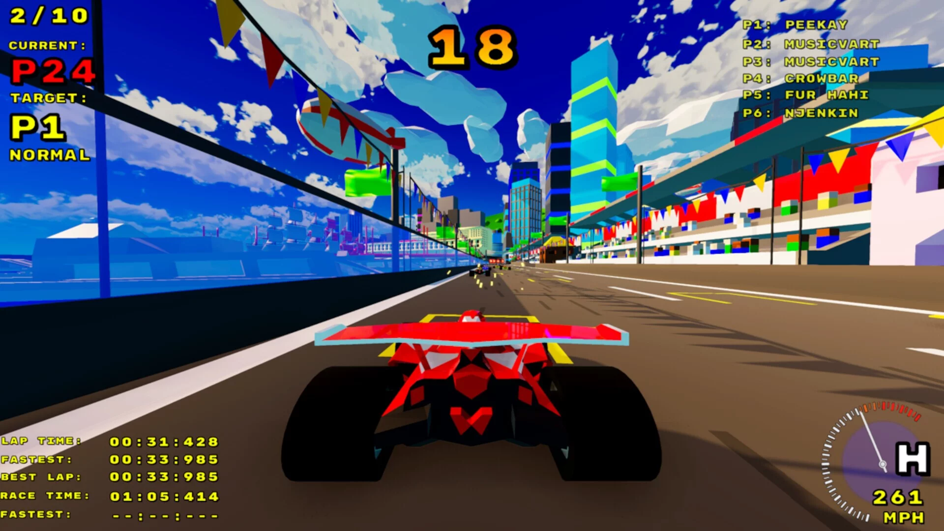 Изображение игры: SPGP Super Polygon Grand Prix