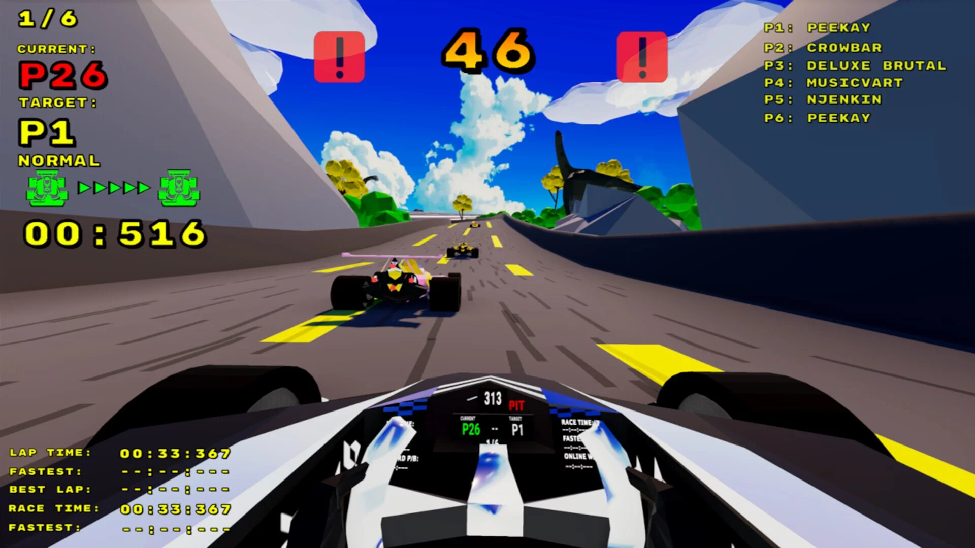 Изображение игры: SPGP Super Polygon Grand Prix