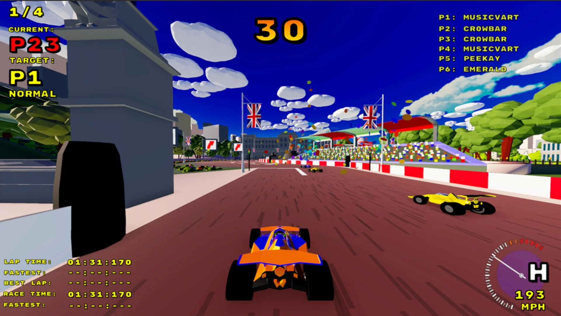 Изображение игры: SPGP Super Polygon Grand Prix