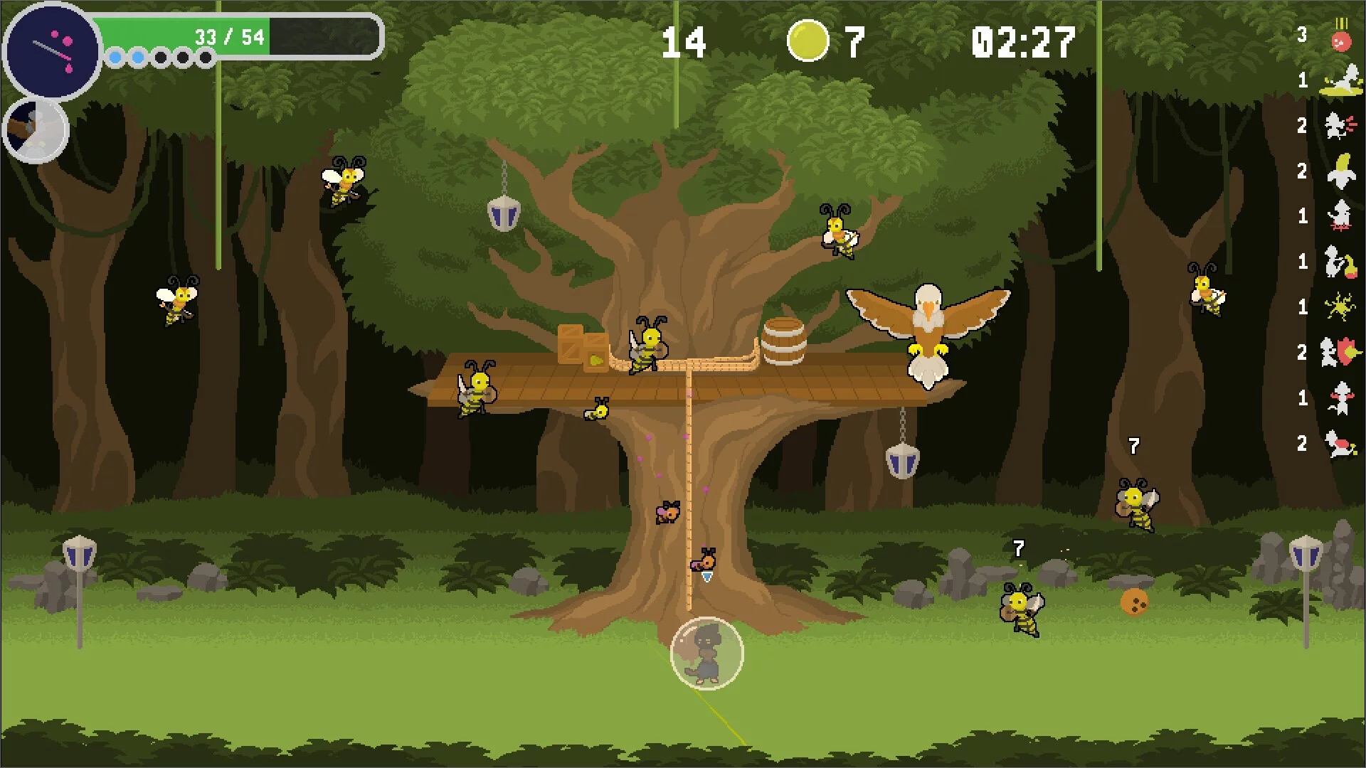 Изображение игры: Ninja Monkey
