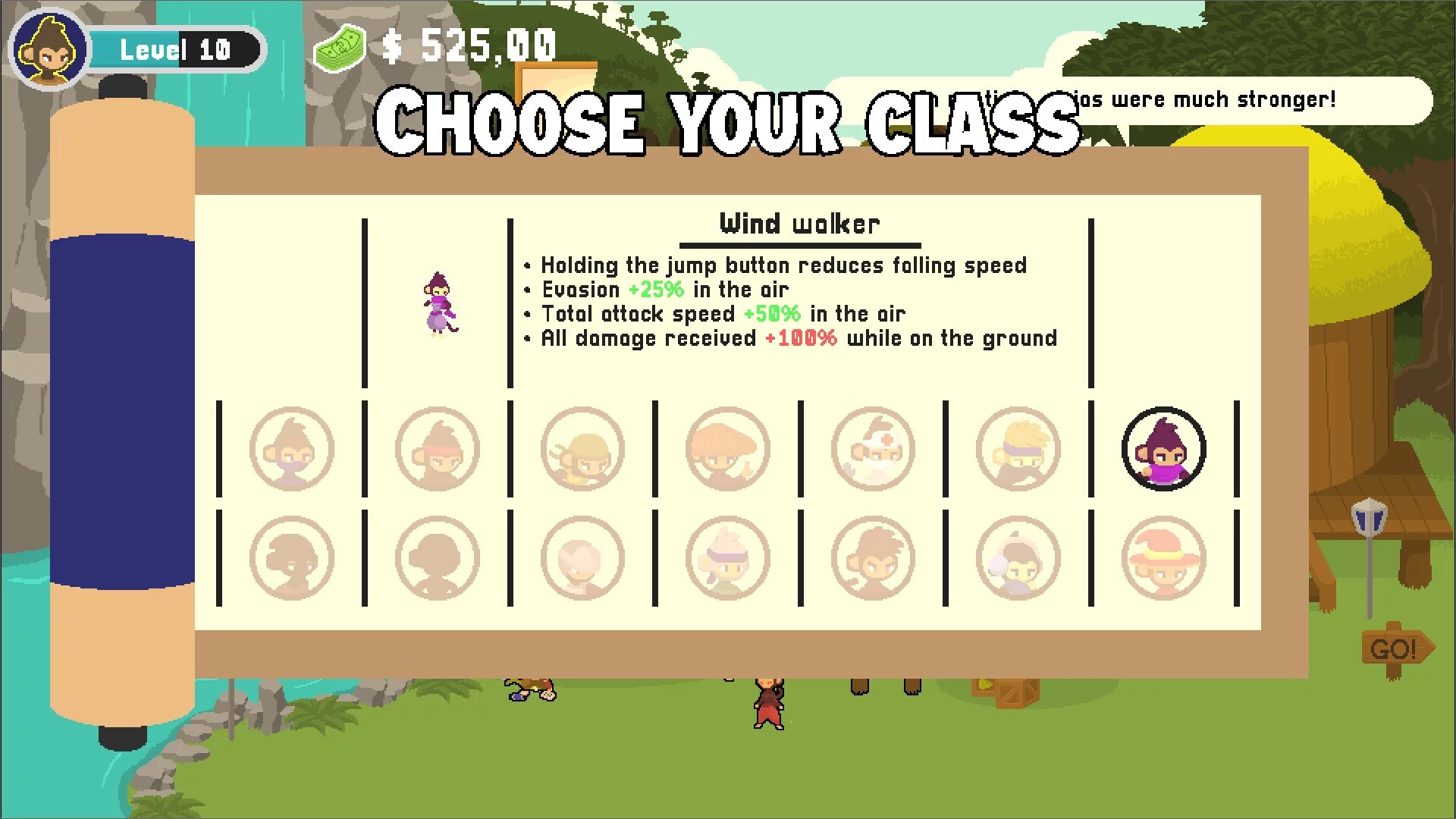 Изображение игры: Ninja Monkey