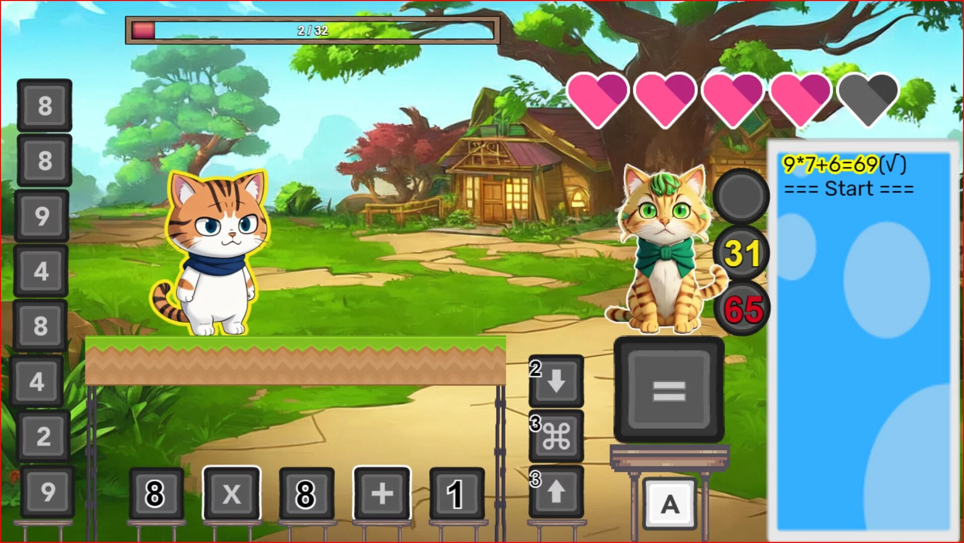Изображение игры: Cat Calculations