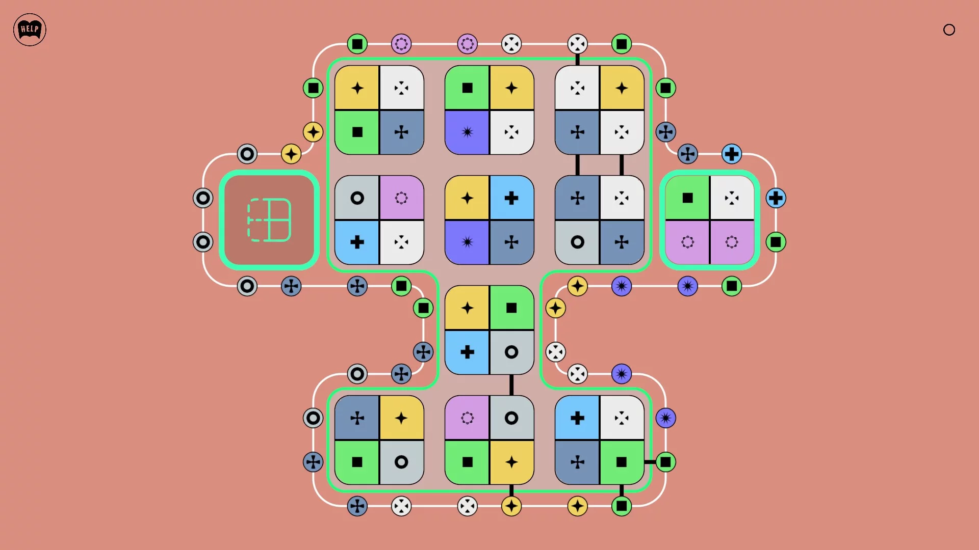 Изображение игры: Lines On Sides