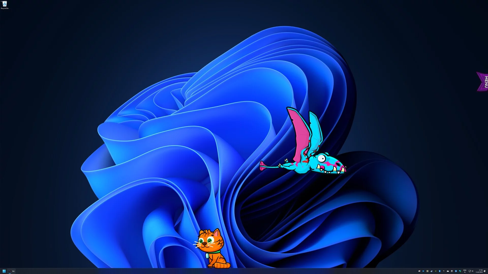 Изображение игры: Desktop Pets