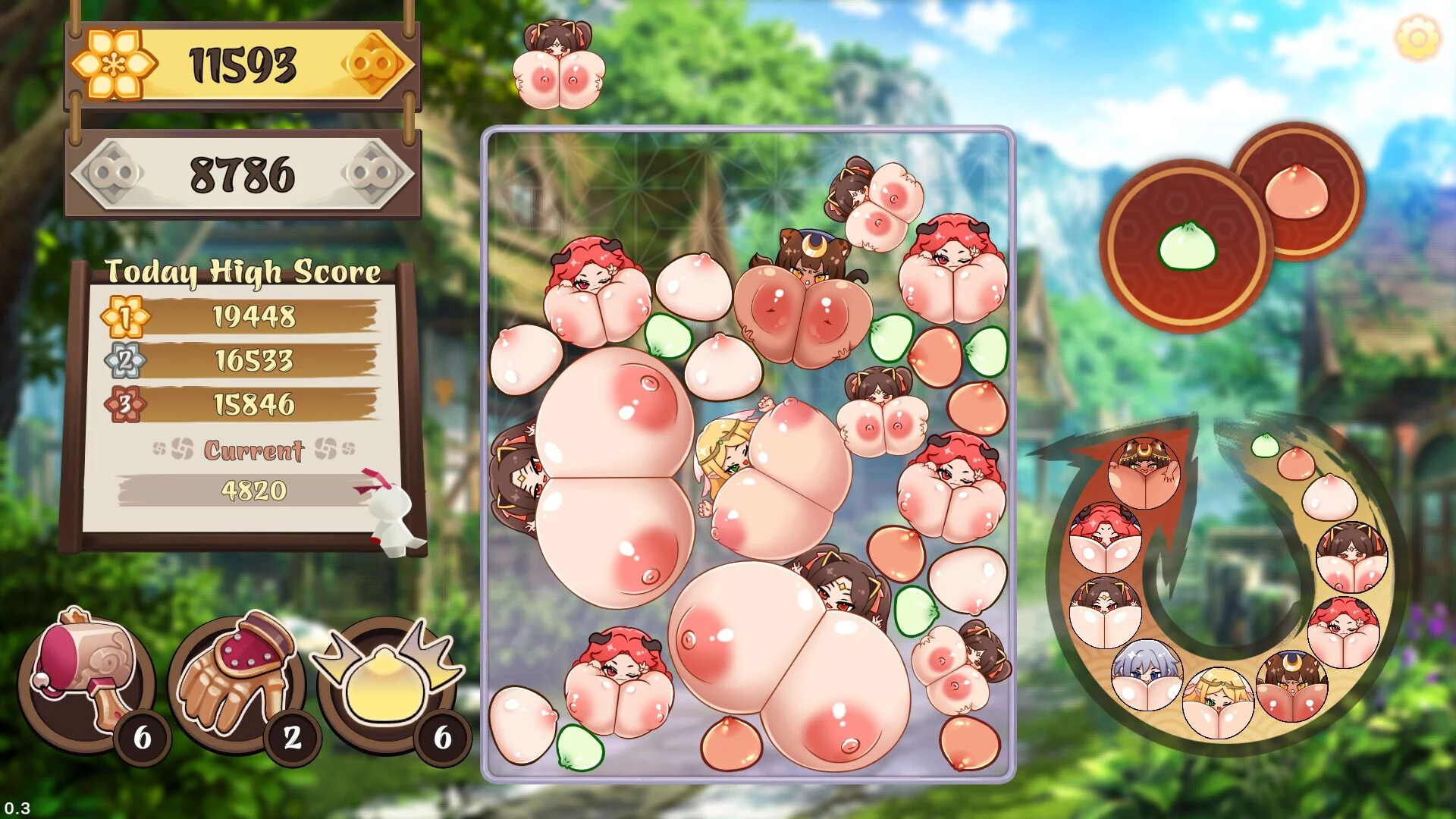 Изображение игры: Horny Suika: Wet Watermelon