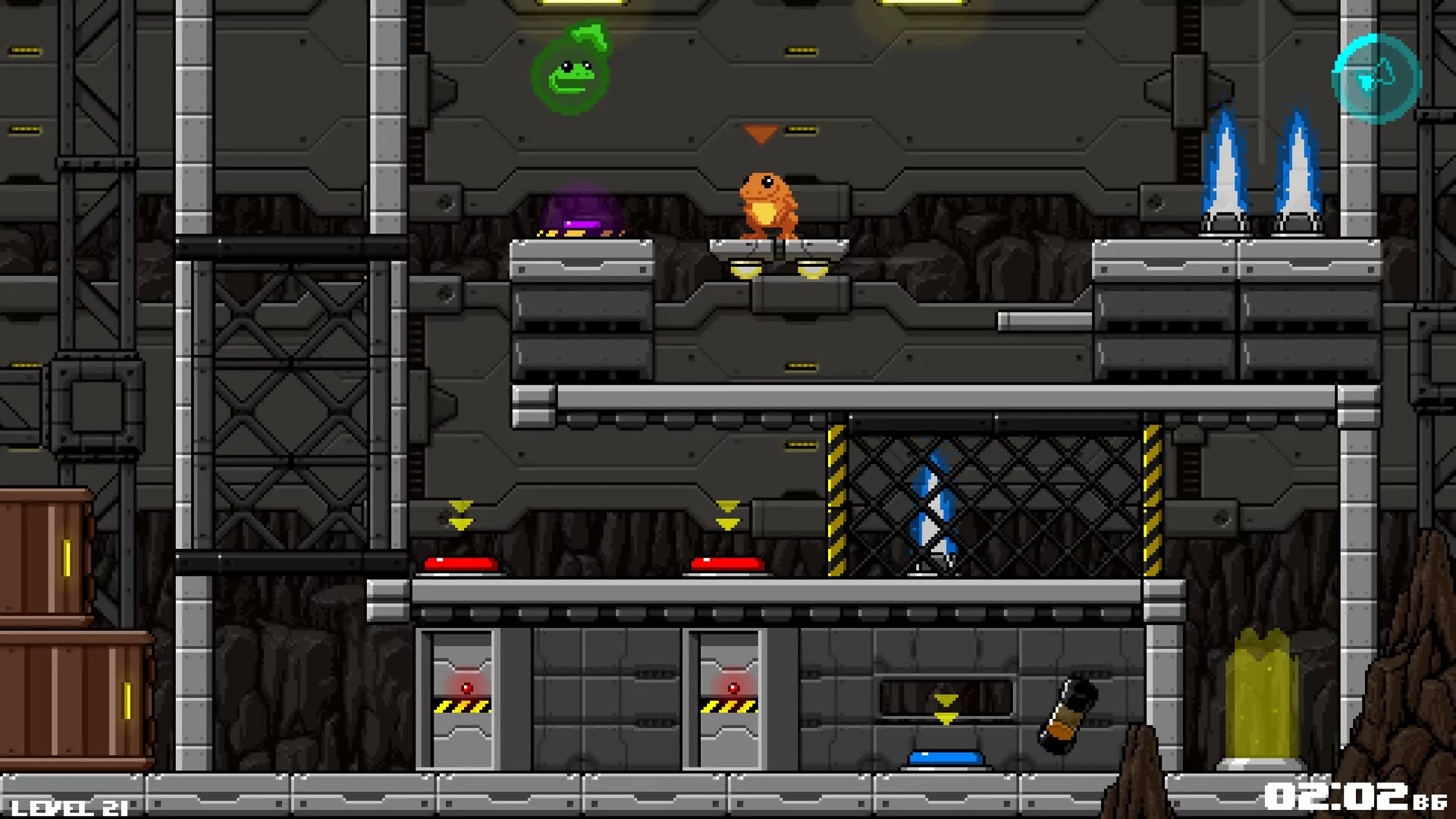 Изображение игры: Loop Frogs
