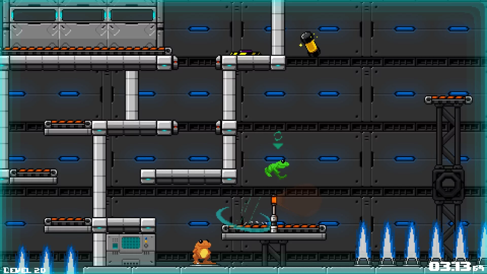 Изображение игры: Loop Frogs