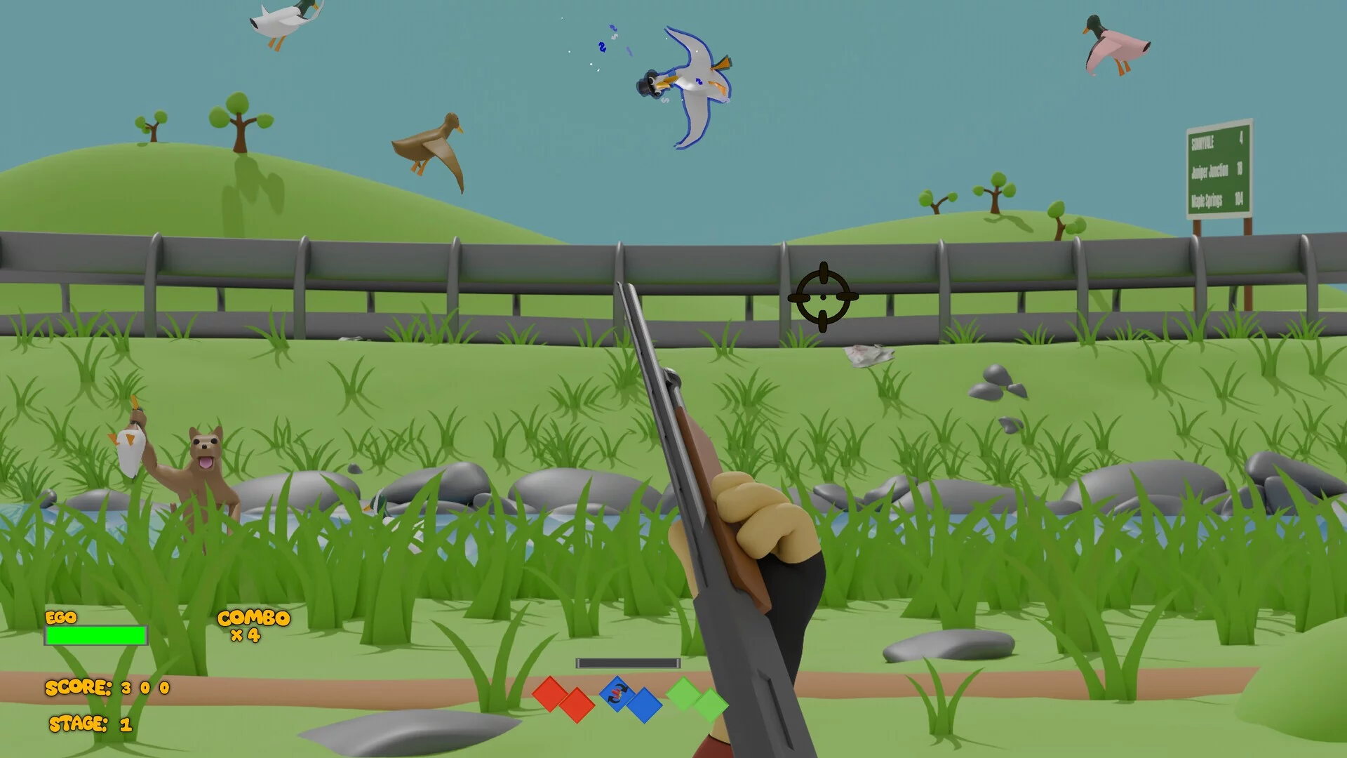 Изображение игры: Huntin' Ducks