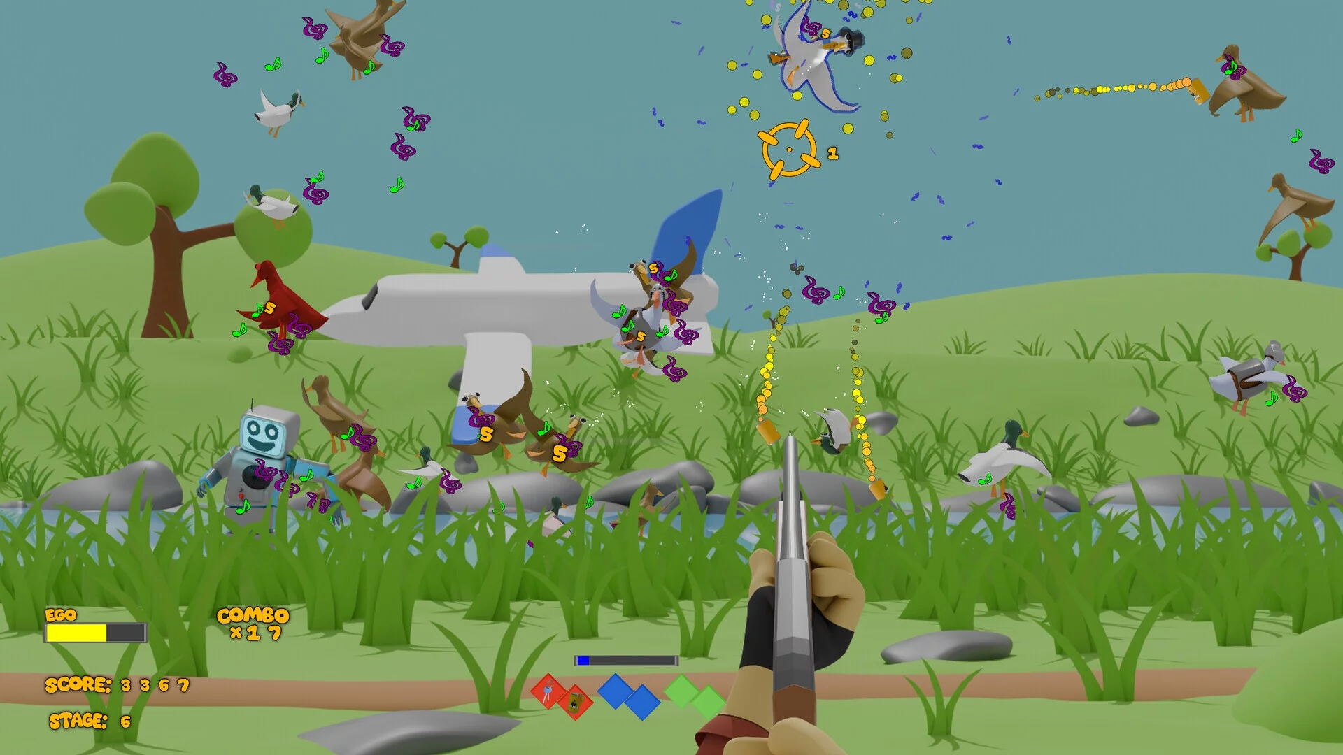 Изображение игры: Huntin' Ducks