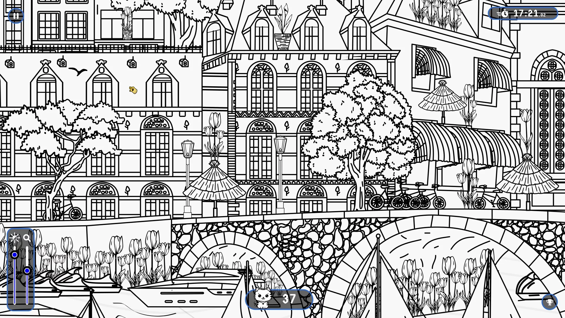 Изображение игры: 101 Cats Hidden in Amsterdam