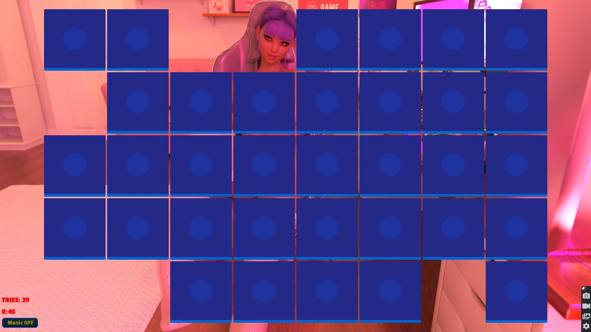 Изображение игры: Sexy Memory Puzzle - Gamer Girl