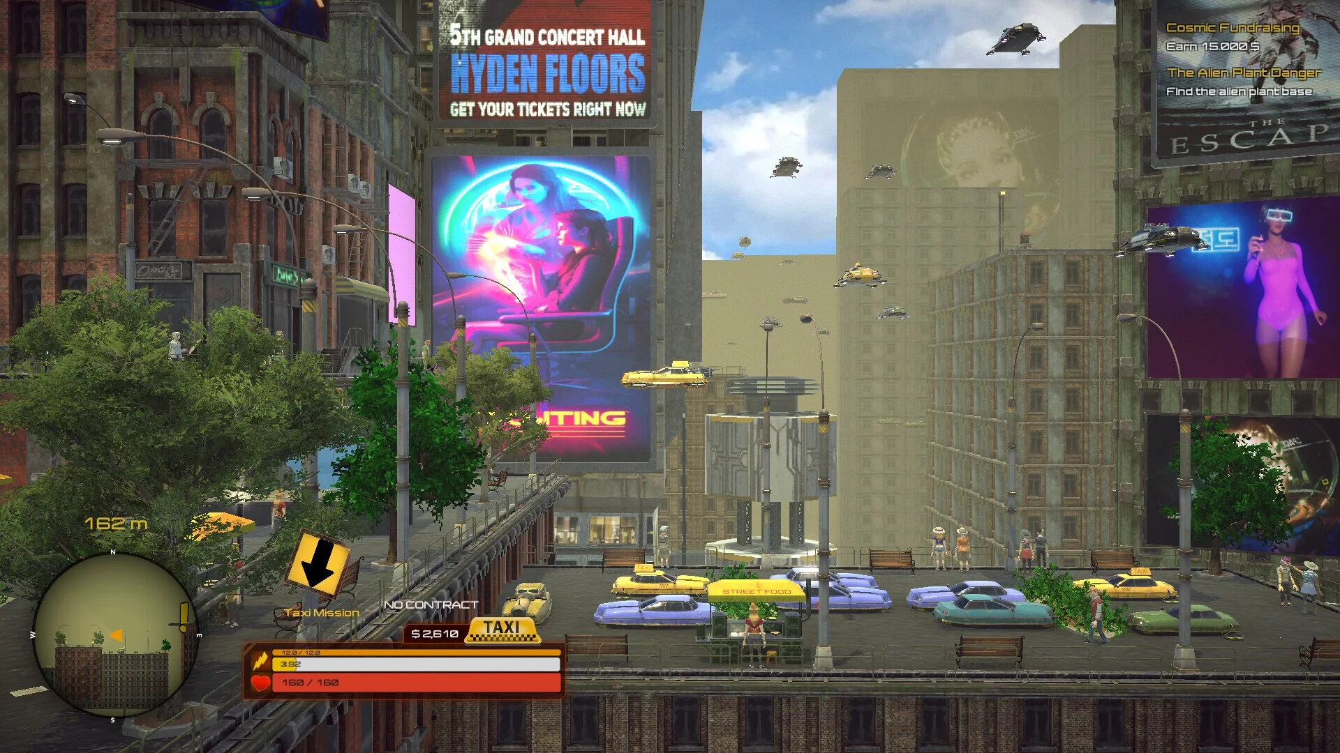 Изображение игры: UFO Taxi