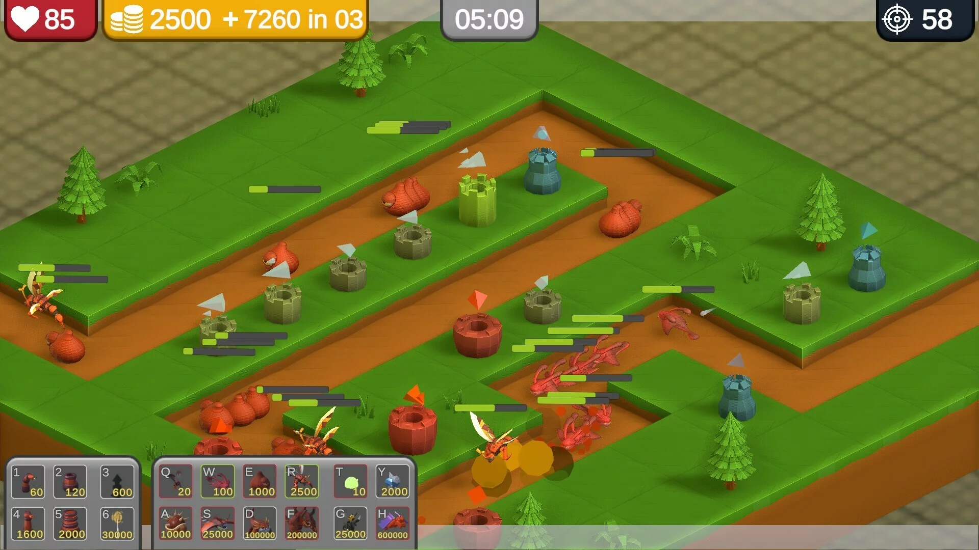 Изображение игры: Invaders Tower Defense Online
