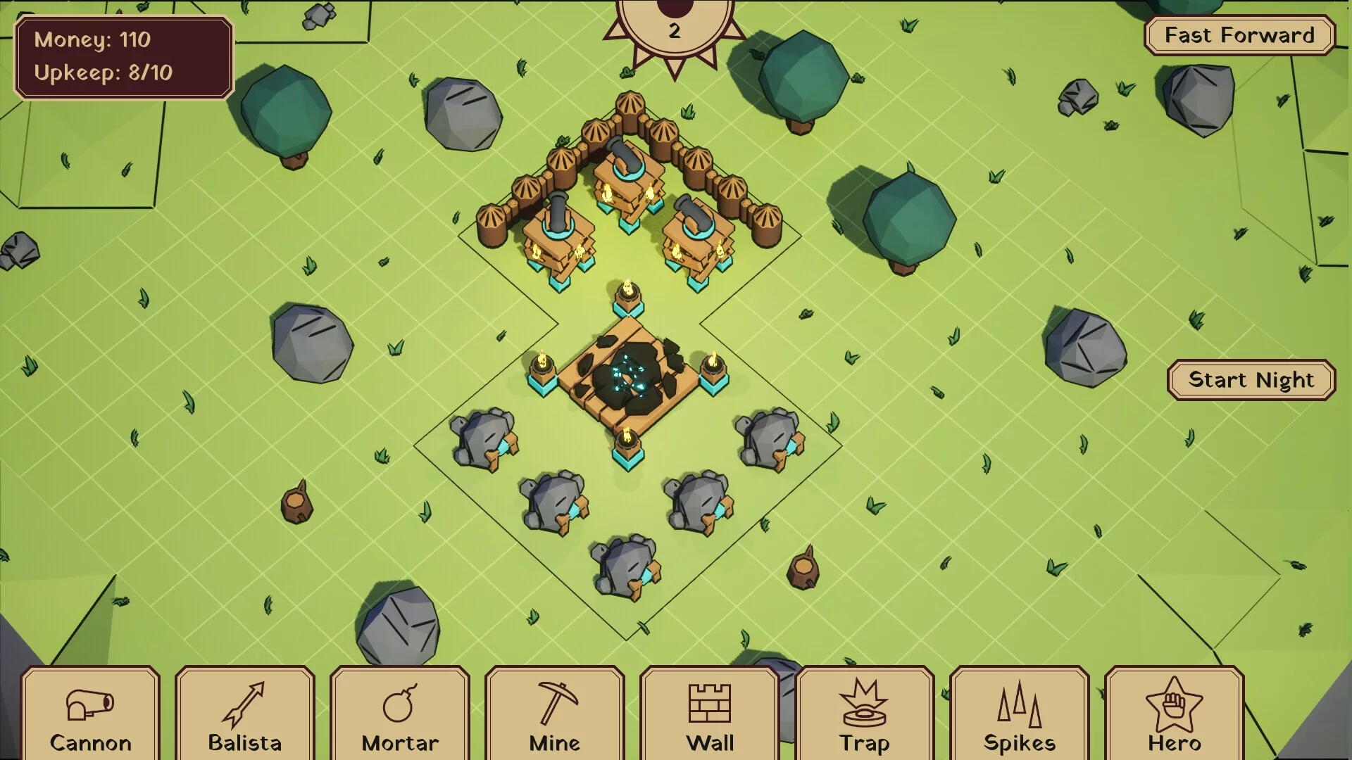 Изображение игры: Dwarven Defense Prologue