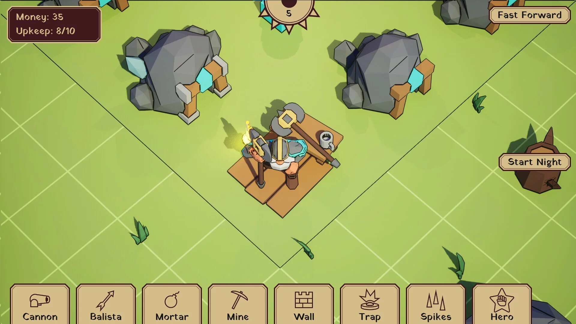 Изображение игры: Dwarven Defense Prologue