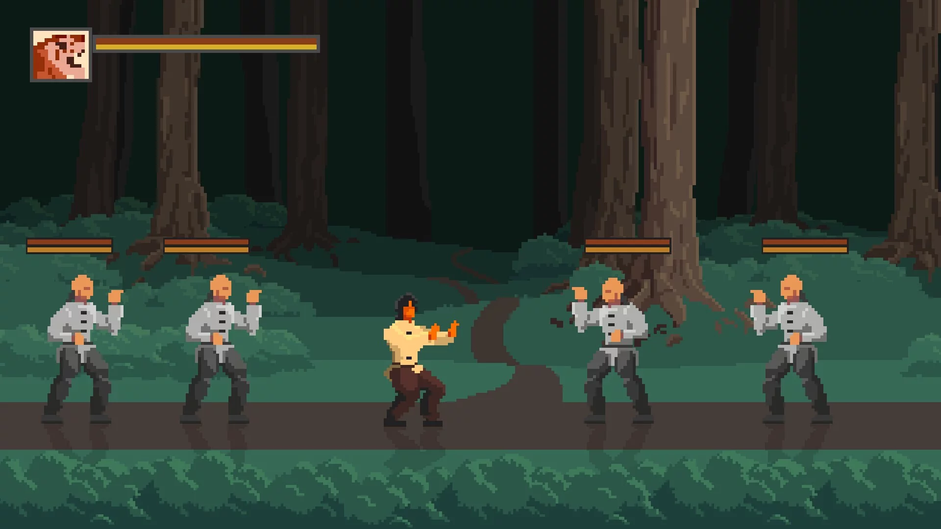 Изображение игры: Five Gods of Kung Fu