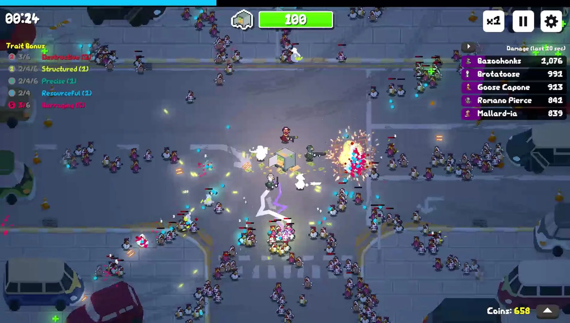 Изображение игры: Quacker Bros: First Heist