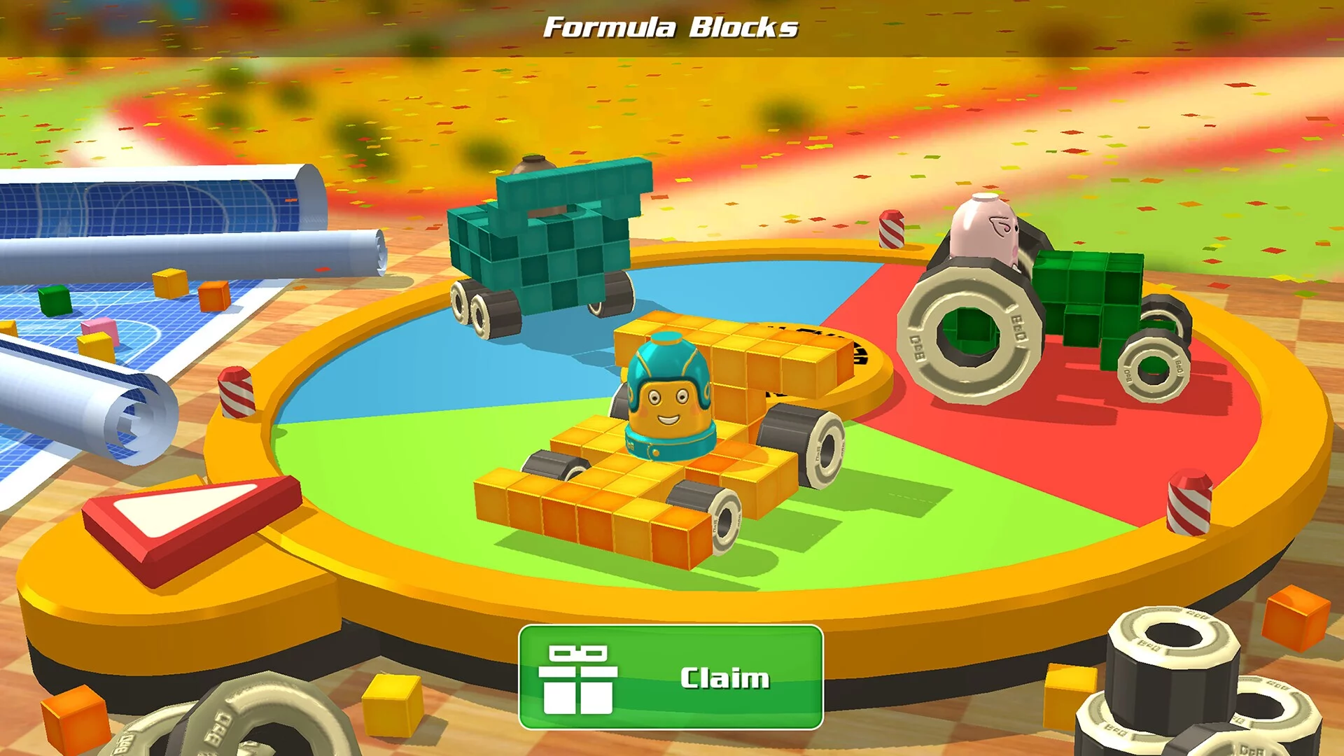Изображение игры: Pixel Car Racing: Blocky Crash