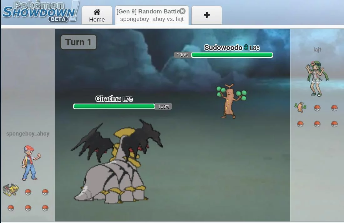 Изображение игры: Pokemon Showdown