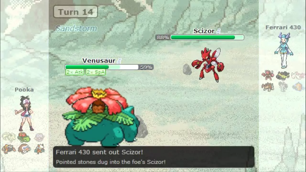 Изображение игры: Pokemon Showdown