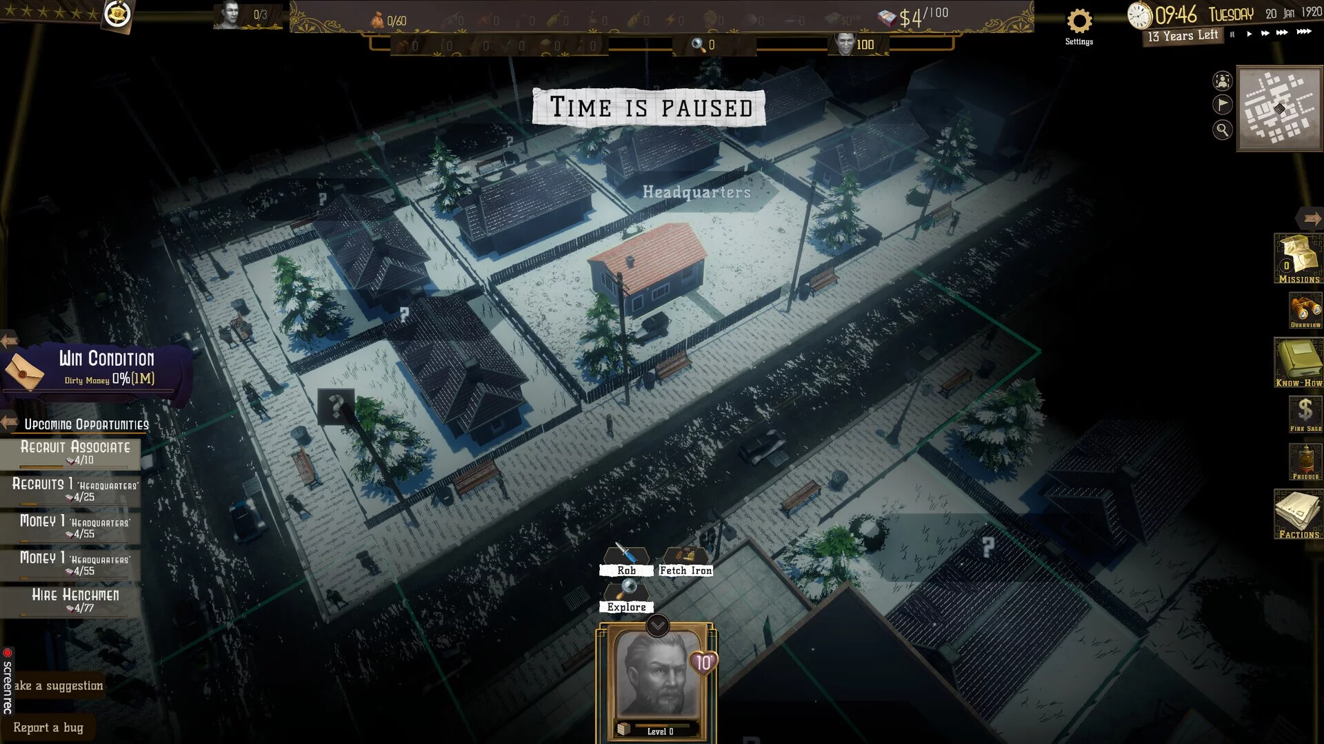 Изображение игры: DOUGH: A Crime Strategy RPG