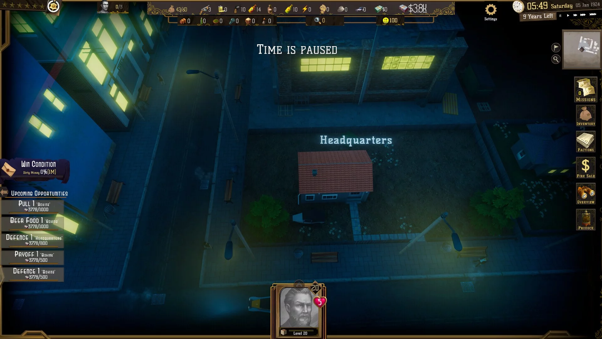 Изображение игры: DOUGH: A Crime Strategy RPG