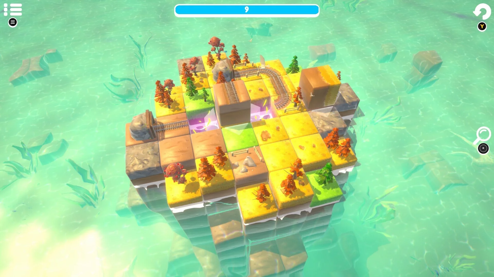 Изображение игры: Cube Railway - Puzzle