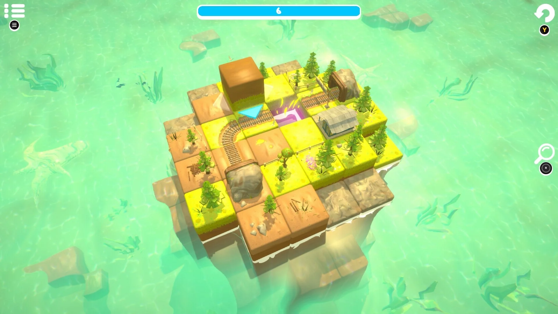 Изображение игры: Cube Railway - Puzzle