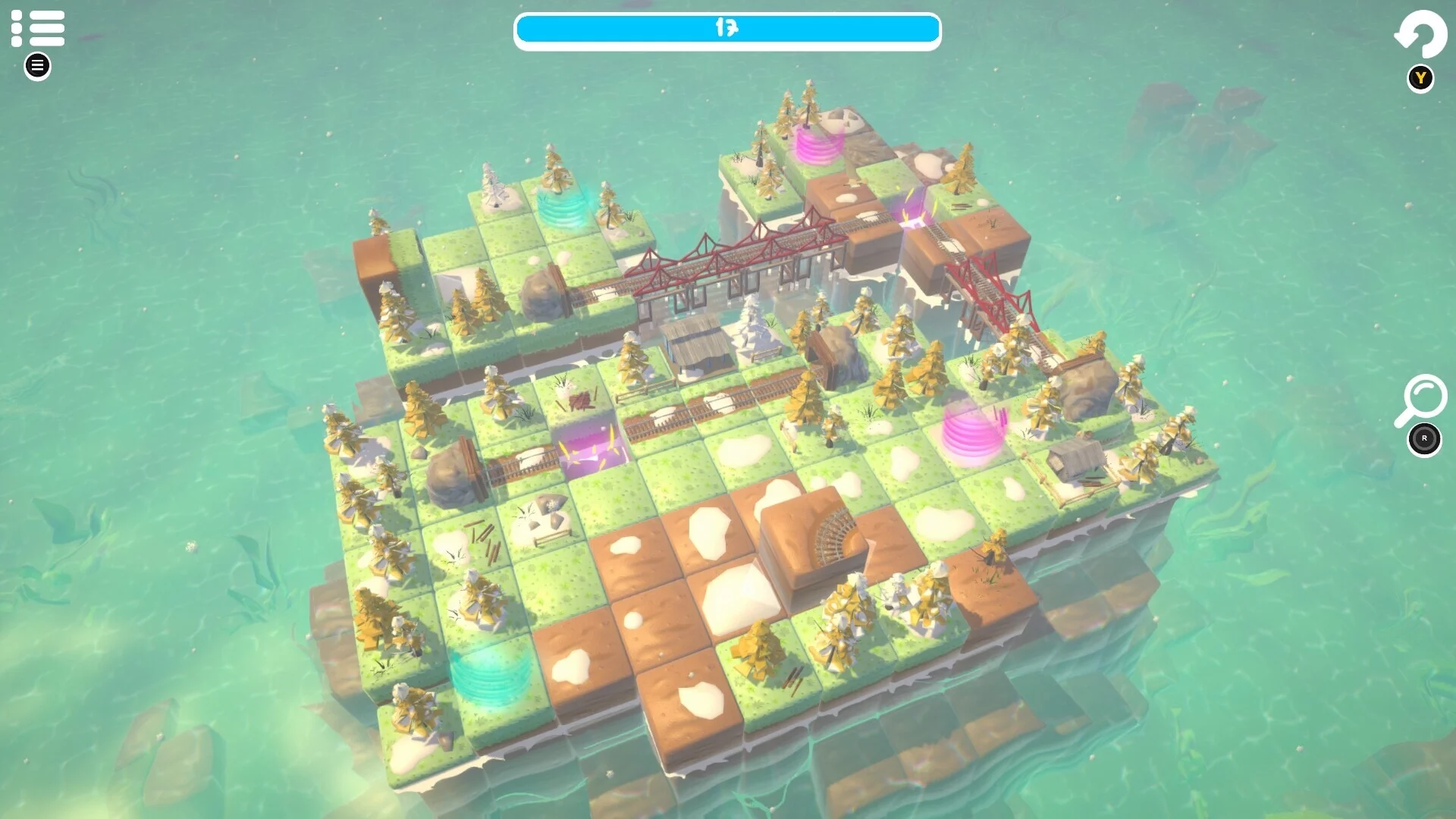 Изображение игры: Cube Railway - Puzzle
