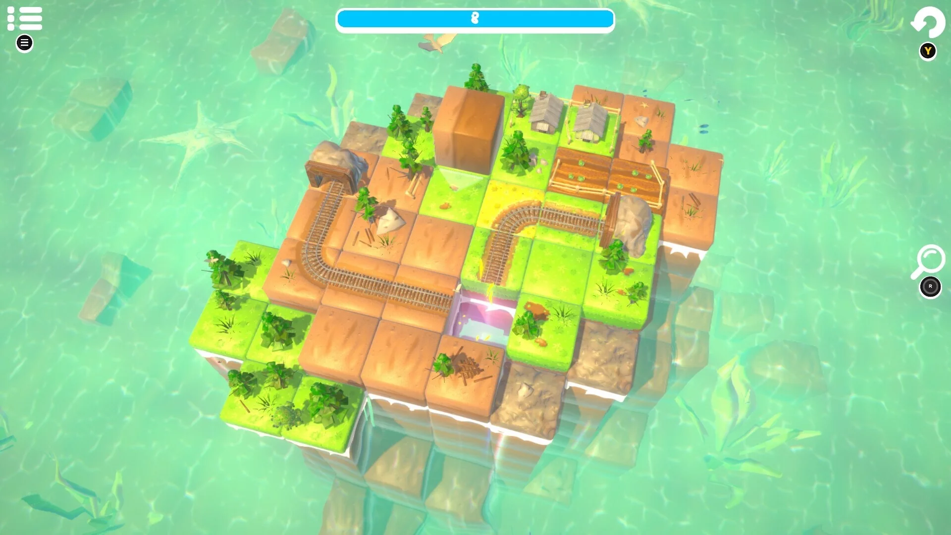 Изображение игры: Cube Railway - Puzzle