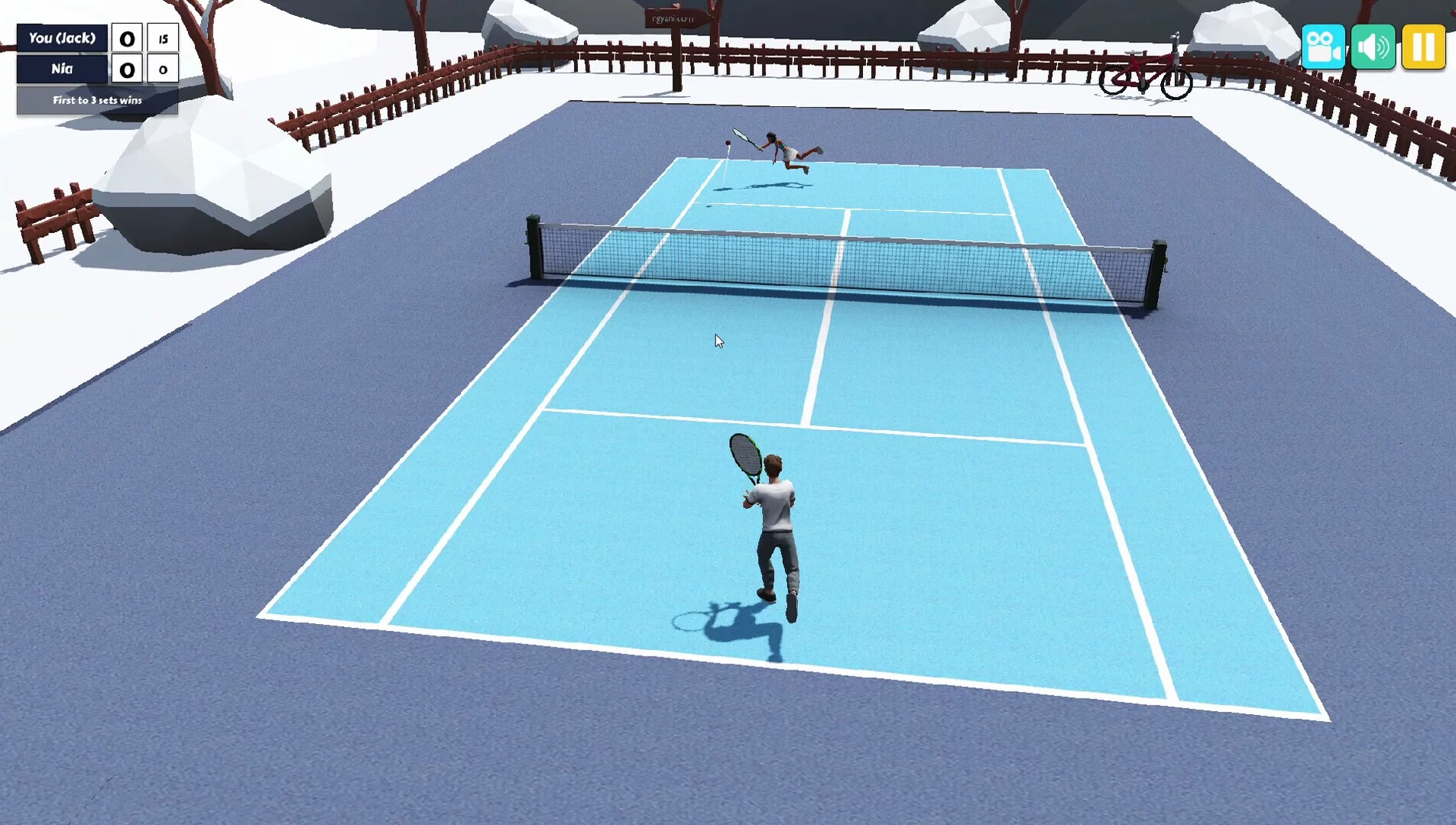 Изображение игры: Toonie Tennis