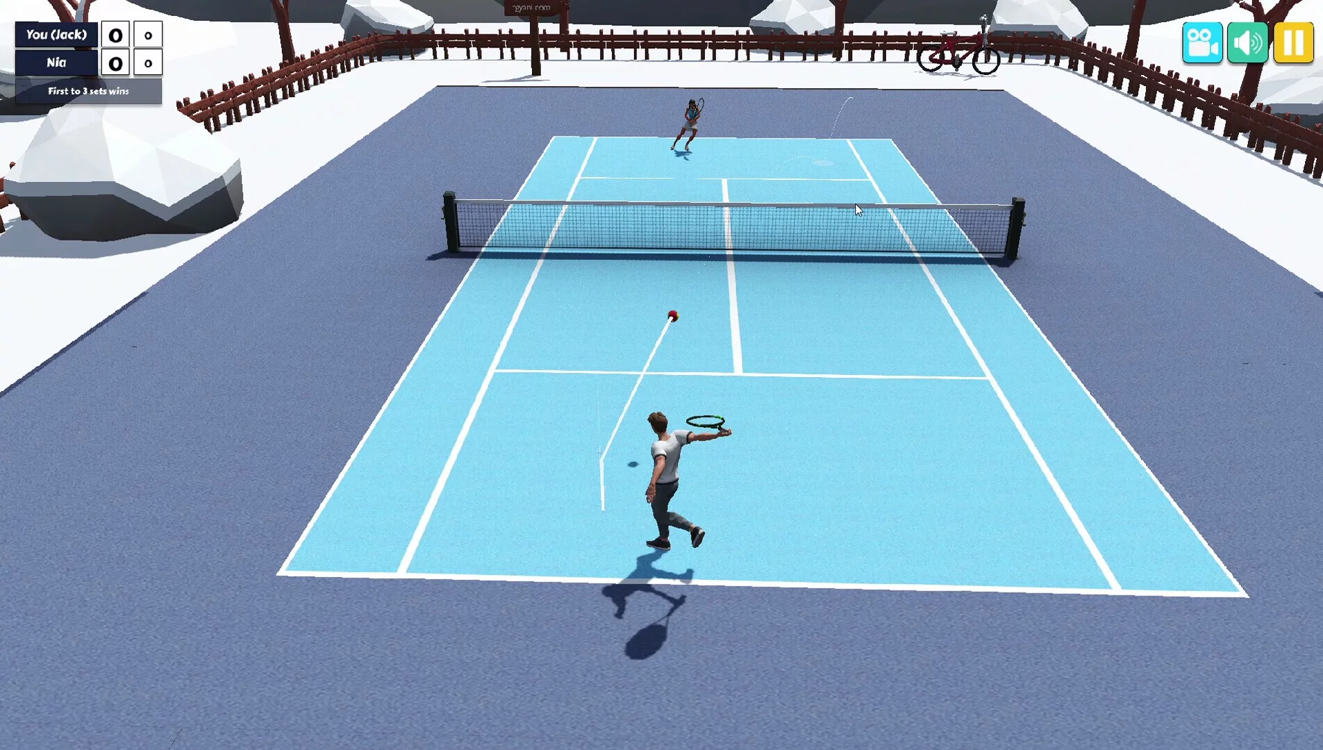 Изображение игры: Toonie Tennis
