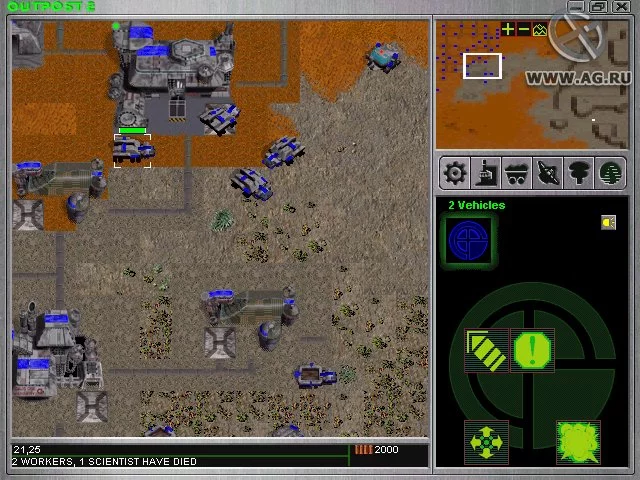Изображение игры: Outpost 2: Divided Destiny